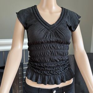 Black DKNY short sleeve shirt